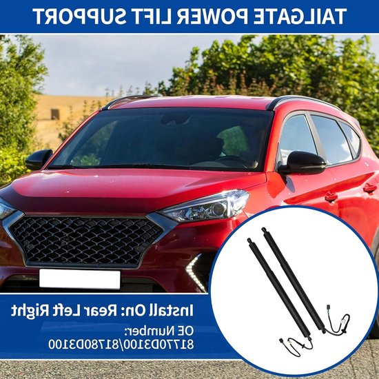 Elektrische Liftsteun voor Achterklep Links en Rechts voor Hyundai Tucson 2016-2021, Schokdemper en Veer Set, 1 Paar — afbeelding 5