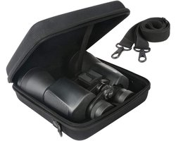 Duurzame Hardcase voor Verrekijkers zoals Nikon Prostaff 3S, Olympus 10X50 en meer - Inclusief Schouderband en Beschermhoes