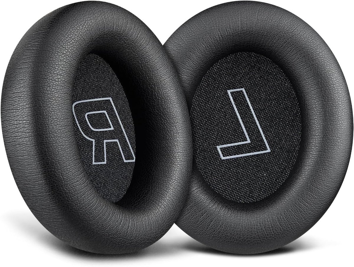 Vervangende Oorkussens voor Draadloze Over-Ear Hoofdtelefoons – Zachte Kunstlederen Earpads met Geheugenschuim voor Comfort en Geluidsisolatie