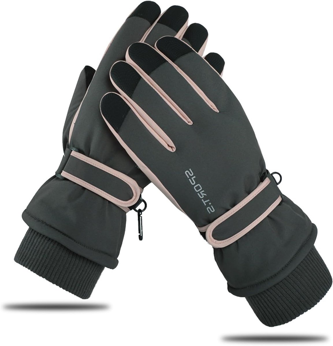 Dames Winterhandschoenen - Warme, Waterdichte en Antislip Handschoenen voor Skiën, Hardlopen en Fietsen