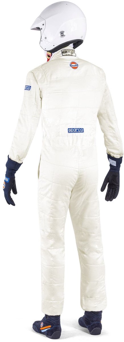 Sparco - Sparco GULF Racing Suit - wit / 58 van Sparco — afbeelding 2