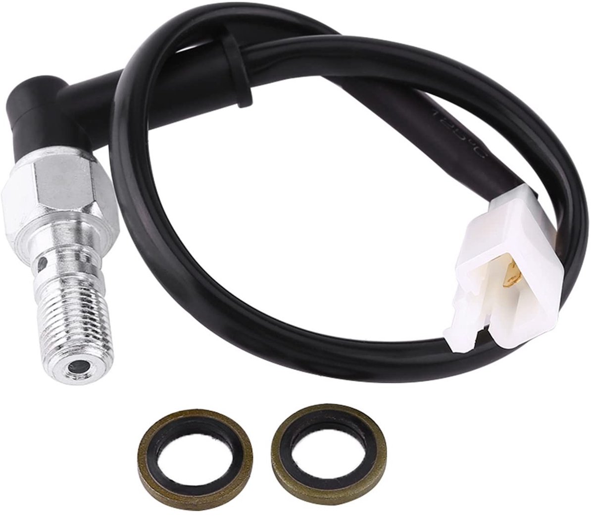 Dailygoody - Hydraulische Remlichtschakelaar - Universeel - Geschikt voor Motoren - M10 - Betrouwbaar en Duurzaam - Eenvoudige Installatie - Perfecte .