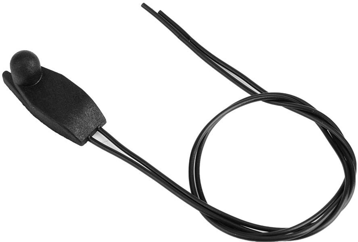 Dailygoody - Buiten Temperatuursensor - Externe Omgevingstemperatuur Sensor - Compact en Lichtgewicht - Zwart - Geschikt voor Peugeot 206 207 307 407