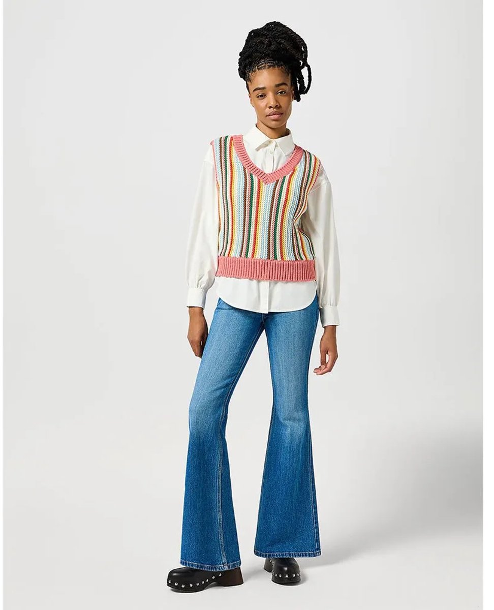 Wrangler Cool Girl Overhemd Met Lange Mouwen M Vrouw Wit