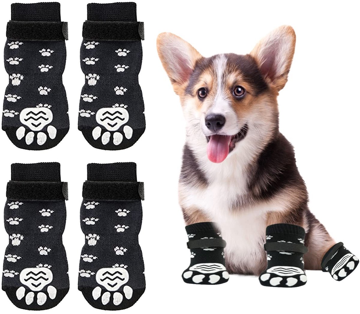 MTTProducts - Anti-slip Sokken Voor Honden - Bescherming Voor Pootjes - Maat S - Dierenaccessoires - Comfortabel En Veilig - Geschikt Voor Kleine Honden