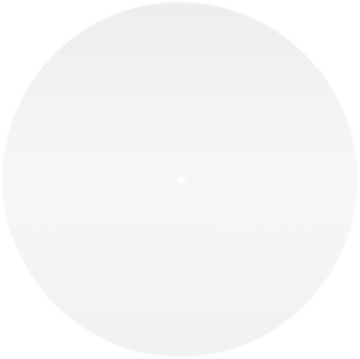 MTTProducts Turntable Slipmat - Vinyl Geluid - Vermindert Vibraties - Wit - Moderne Stijl - Ideaal voor Platenspelers - 45