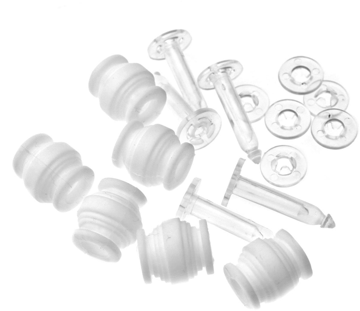 Byshayne - Damping Rubber Bumper Balls - Set van 6 - Veilig voor Phantom 3 - Antidrop Pins - Hoogwaardige rubberen ballen - Geschikt voor drones