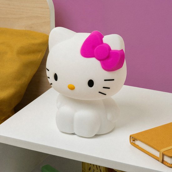 Hello Kitty - SquishyGlo - Oplaadbare Siliconen Lamp van Merkloos — afbeelding 4