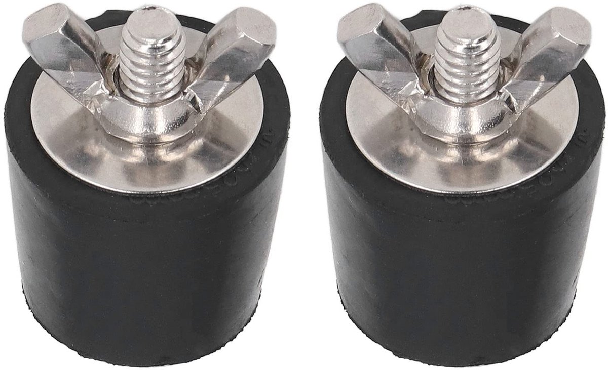 Allecto - Rubber Winter Plugs - Multifunctionele Zwembad Plugs - Goede Uitbreidbaarheid - 25mm - Pijpstekkers - Voorkom Waterinloop - Set van 2