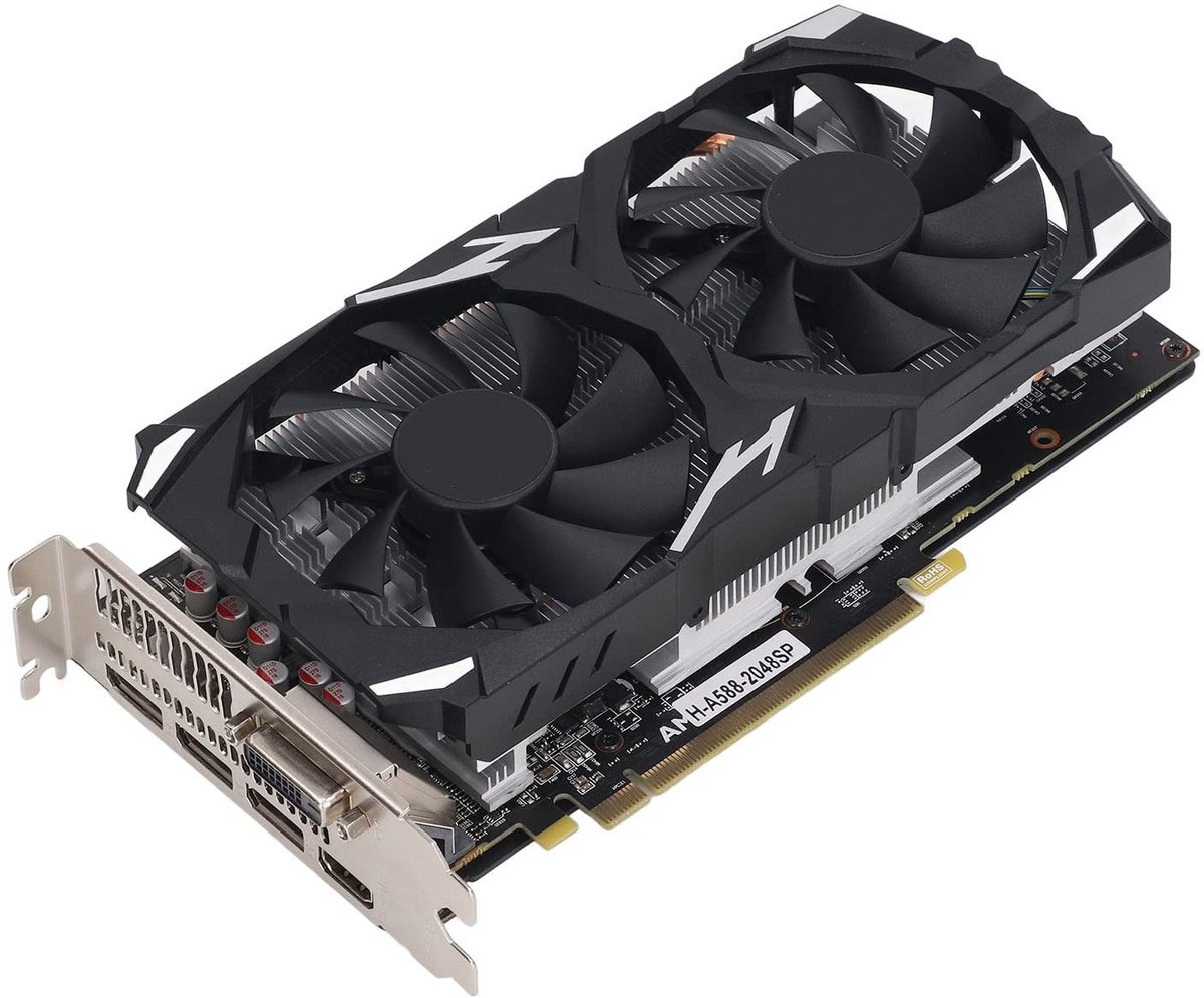Allecto - RX 580 Grafische Kaart - 8GB GDDR5 - Gaming Prestaties - 256BIT - Videokaart voor 8K - Perfect voor Gamers - PCI Express 3.0