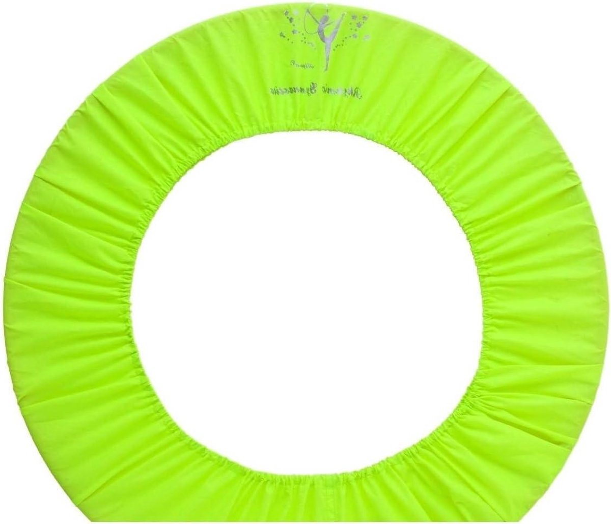 Gymnastiek Ring Tas - Hoep Beschermhoes - Sportuitrusting Opbergen - Waterafstotend Materiaal - 60-90 cm - Geelgroen