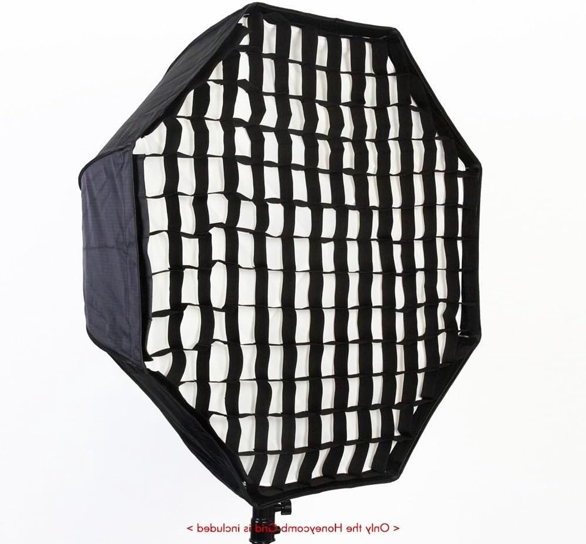Softbox Grid - Honingraat Grid - Fotografie Belichting - Lichtstrooiing Controle - 80 cm - Zwart