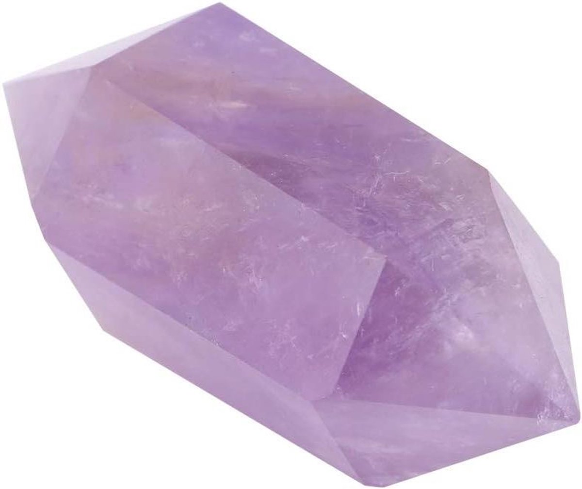 Kristallen Staven - Edelsteen Decoratie - Meditatie en Decoratie - Natuurlijke Amethist - 4.5 cm - Paars