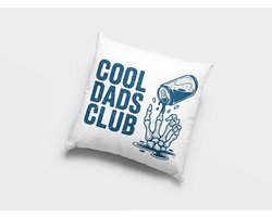 Cool Dads Club Sierkussen - Grappige Skelet Hand Bier Vaderdag Cadeau