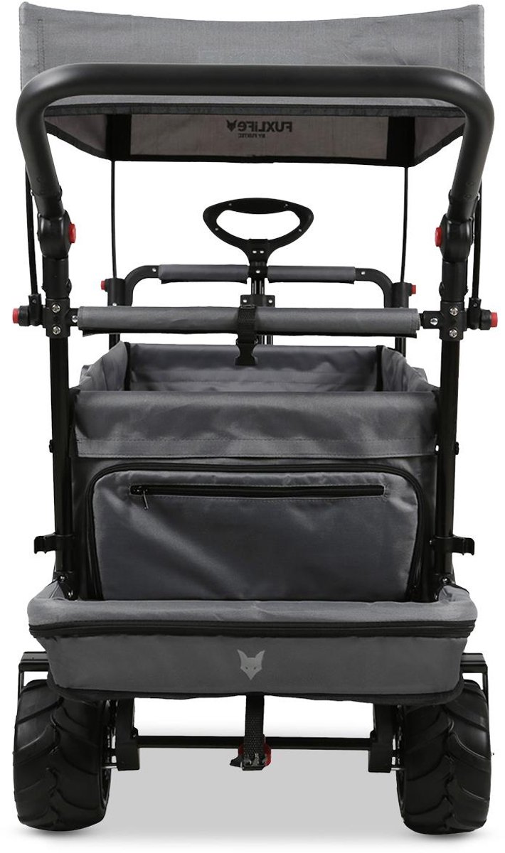 FUXTEC Bolderkar - opvouwbaar - Beach Cruiser - FX-CTB800 - grijs van FUXTEC — afbeelding 3