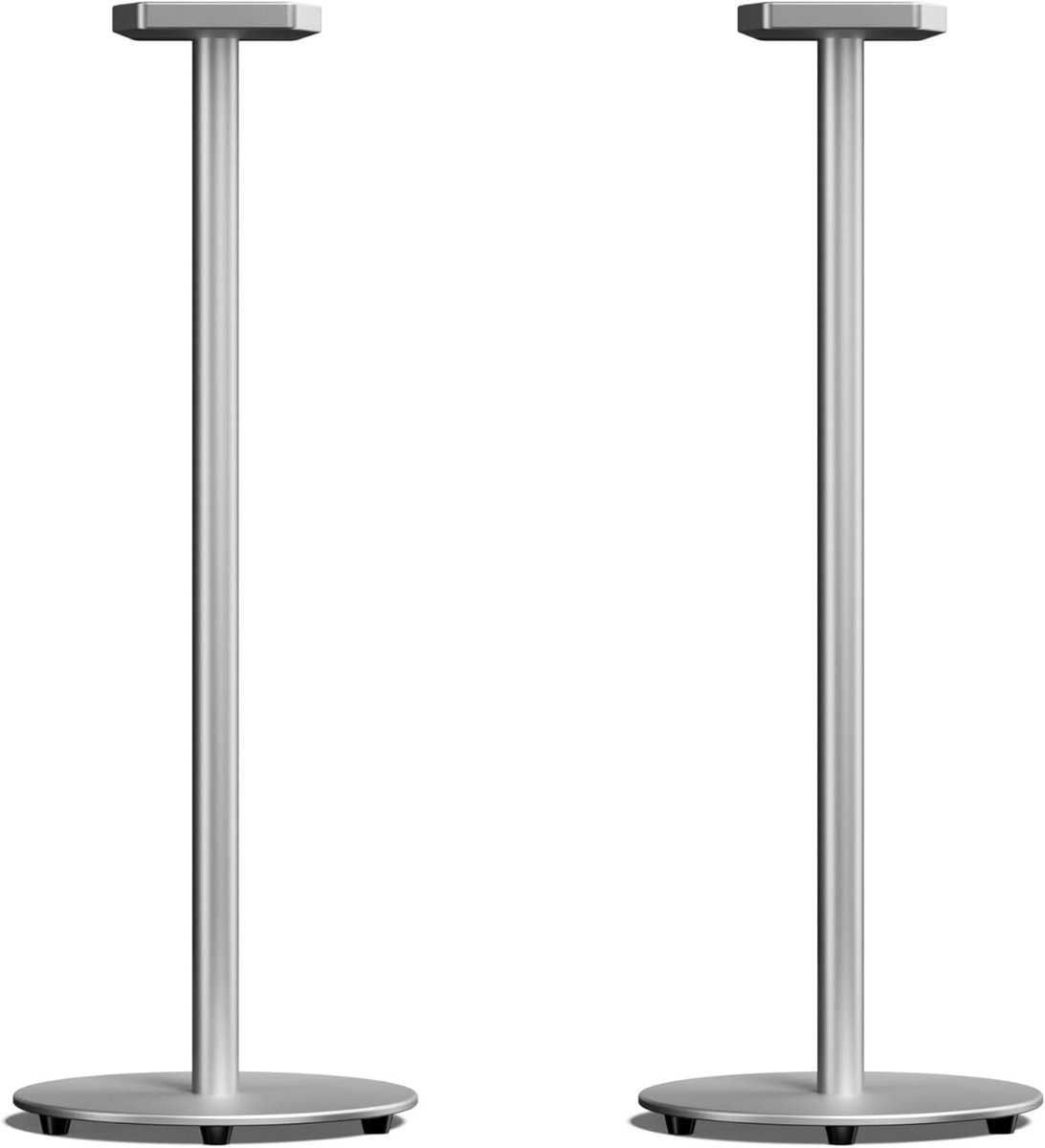 Luidsprekerstandaard - Systeemstandaard - Surround Sound - Verstelbare Hoogte - 80 cm - Zilver