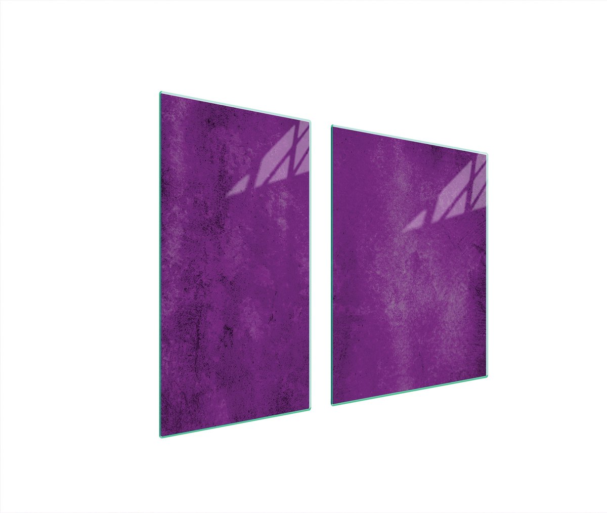 TMK ArtDeko - Glasplaat Bescherming - Inductiekookplaat - Fiolet - 90x52cm
