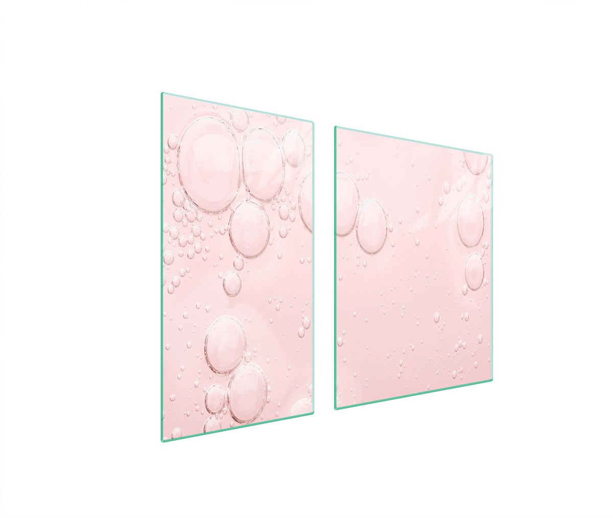 TMK ArtDeko - Snijplank - 90x52 cm - Roze - Glas