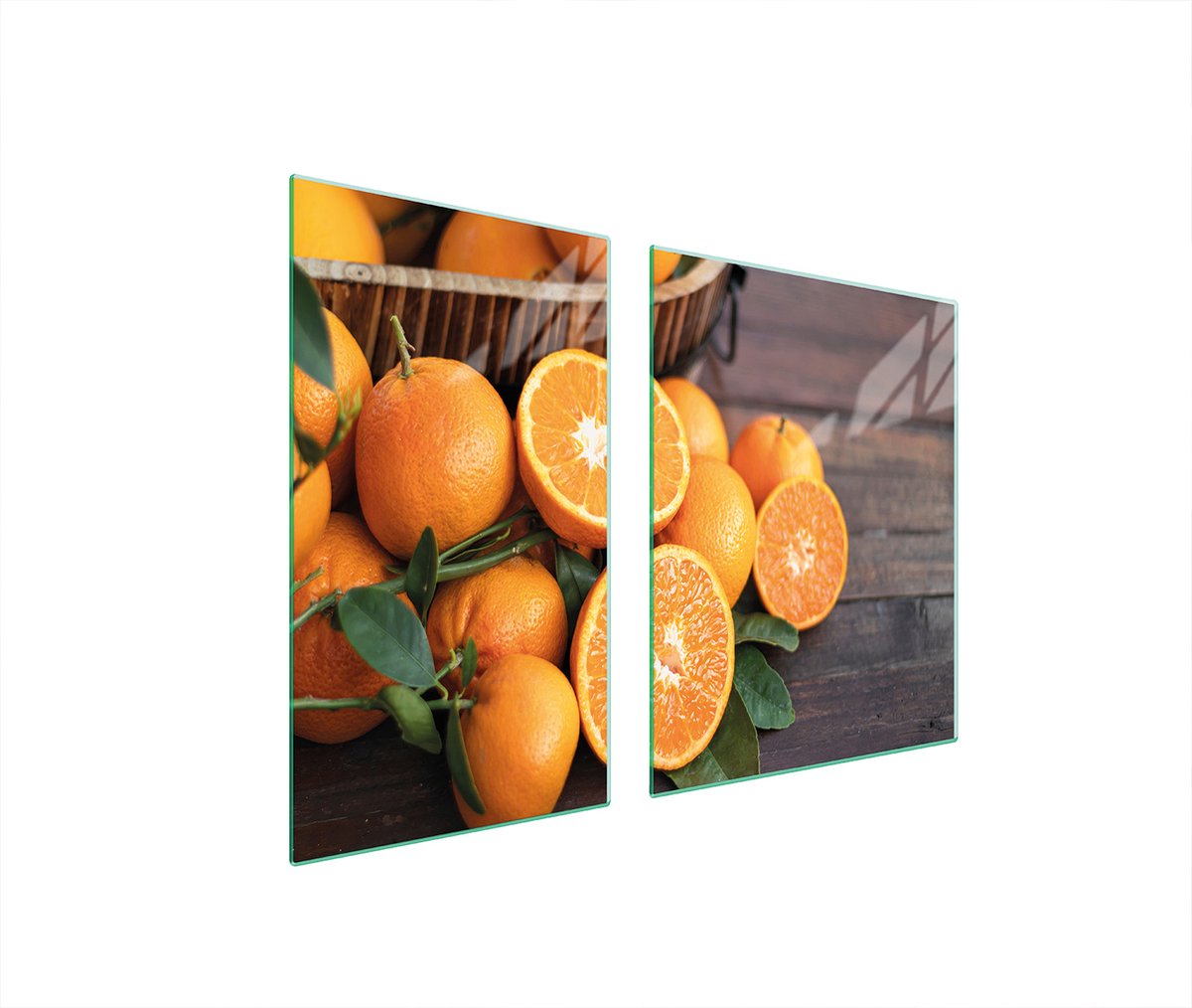 TMK ArtDeko Serie - Snijplank - Glas - 100x52cm - Fruitontwerp