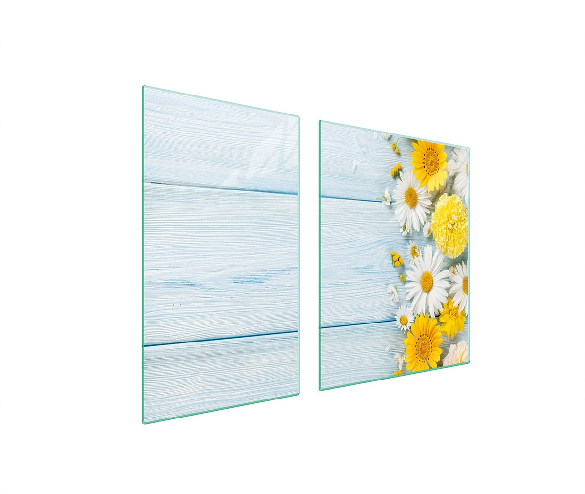 TMK ArtDeko - Snijplank - 100x52 cm - Gehard Glas - Veelkleurig