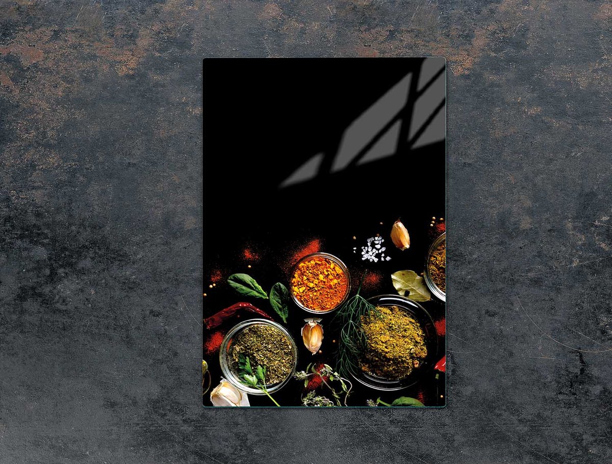 TMK ArtDeko - Snijplank - Gehard Glas - 35x52 cm - Veelkleurig