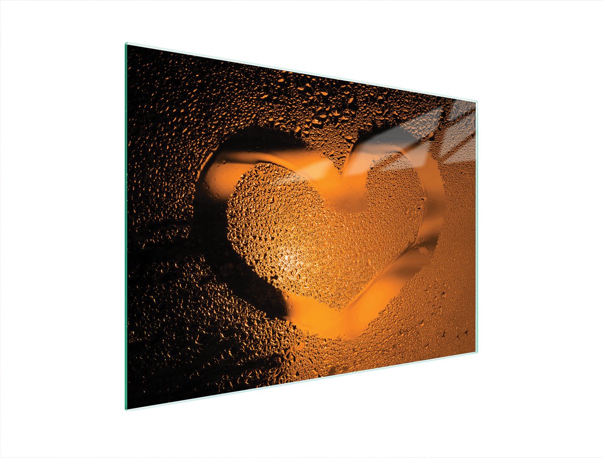 TMK ArtDeko Serie - Snijplank - Glas - 40x30 cm - Hartvorm