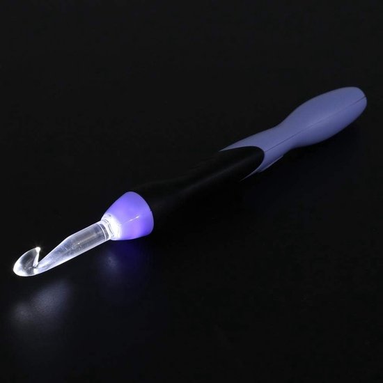 Oplaadbare LED Haaknaalden Set met Verwisselbare Tips van 2.5-6.5MM voor Breien en Haken — afbeelding 5