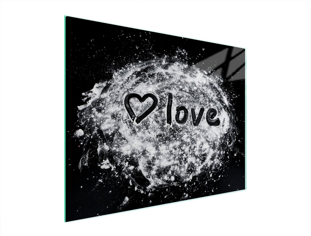 TMK ArtDeko Serie - Glazen Snijplank - 52x40 cm - Veiligheidsglas - Antibacterieel