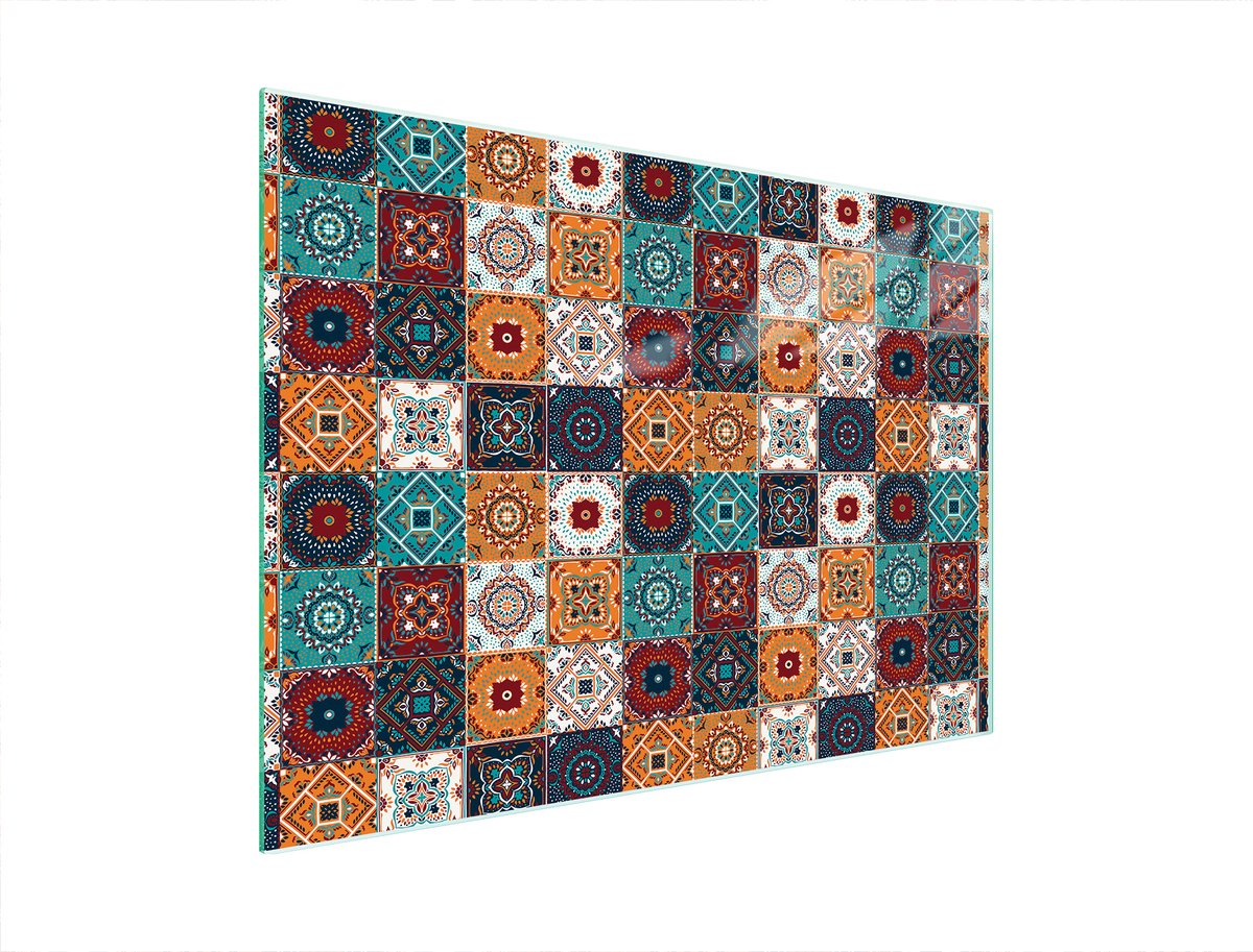 TMK ArtDeko - Snijplank - 40x30cm - Mozaïek Motief - Gehard Glas