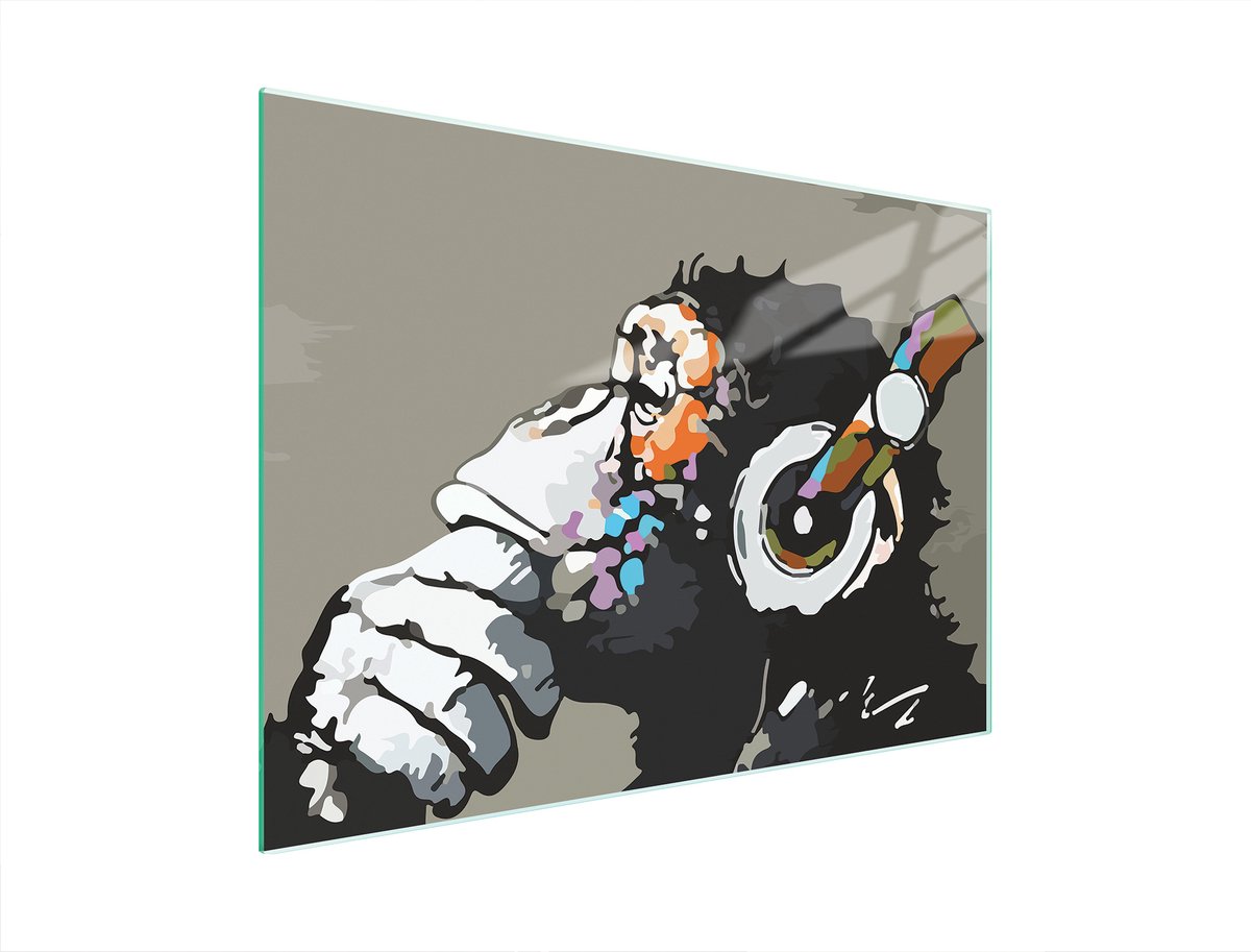 TMK ArtDeko Muziek - Snijplank van Glas - 40x30 cm - Antislip