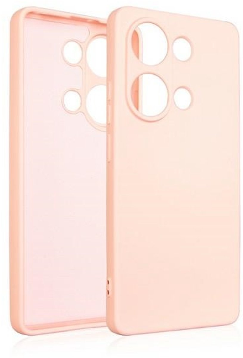 Beline siliconen hoesje voor Poco M6 Pro 4G roze-goud/roségoud