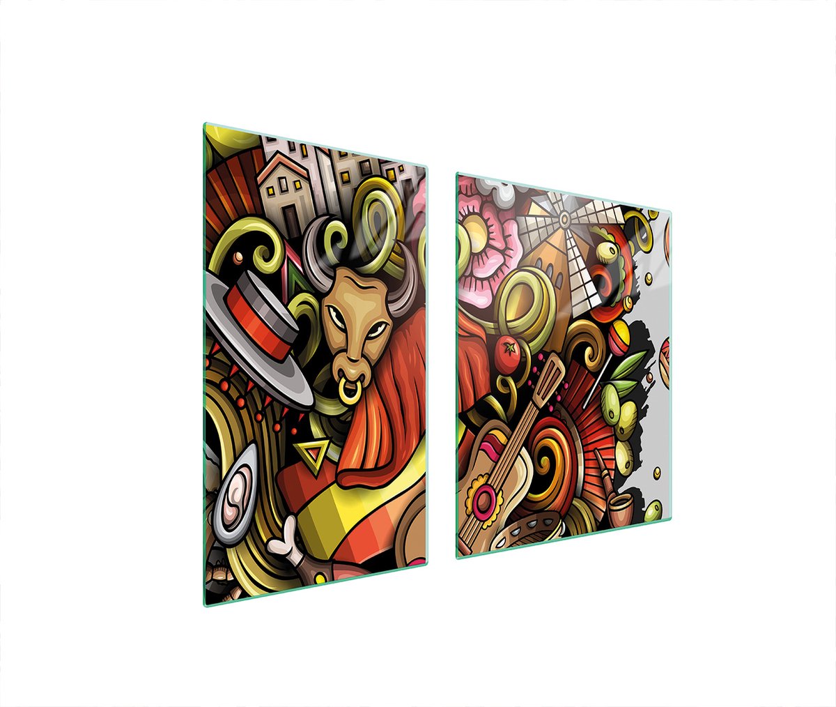 TMK ArtDeko - Kookplaat Achterwand - Veilig en Hygiënisch - 100x52 cm