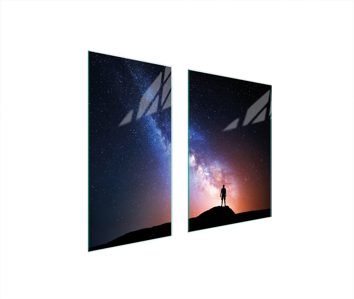 TMK ArtDeko - Snijplank - Glas - Beschermpaneel - Sterren