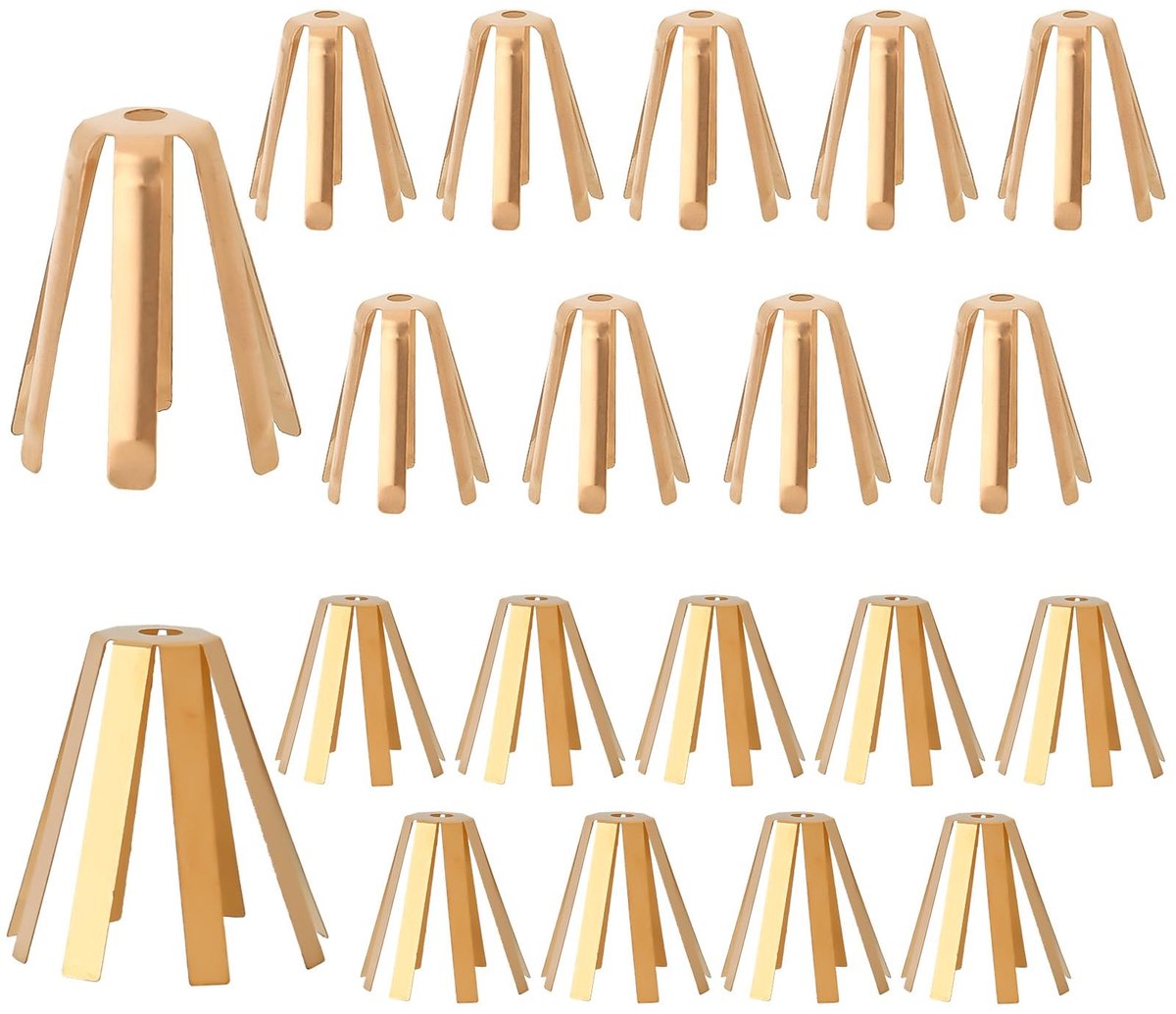 Allecto - Universele Golf Schachtadapter - Duurzaam Messing - 20 Stuks - Golf Club Accessoires - Geschikt voor IJzeren Clubs - 335 350 355 370