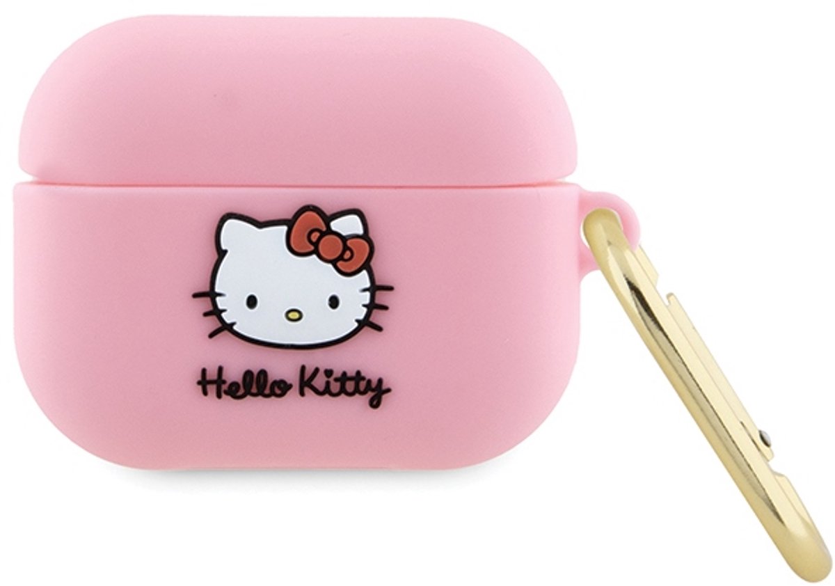 Hello Kitty AirPod Pro AirPods Case 3D SIL Kitty - Roze