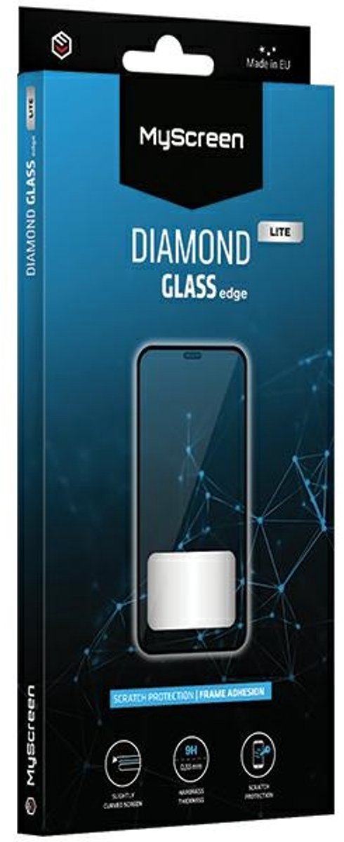 MyScreen Protector MS Diamond Glass Edge Lite - Gehard Glas Screenprotector - Samsung Galaxy Xcover 5 - Volledige Lijm - Zwarte Rand