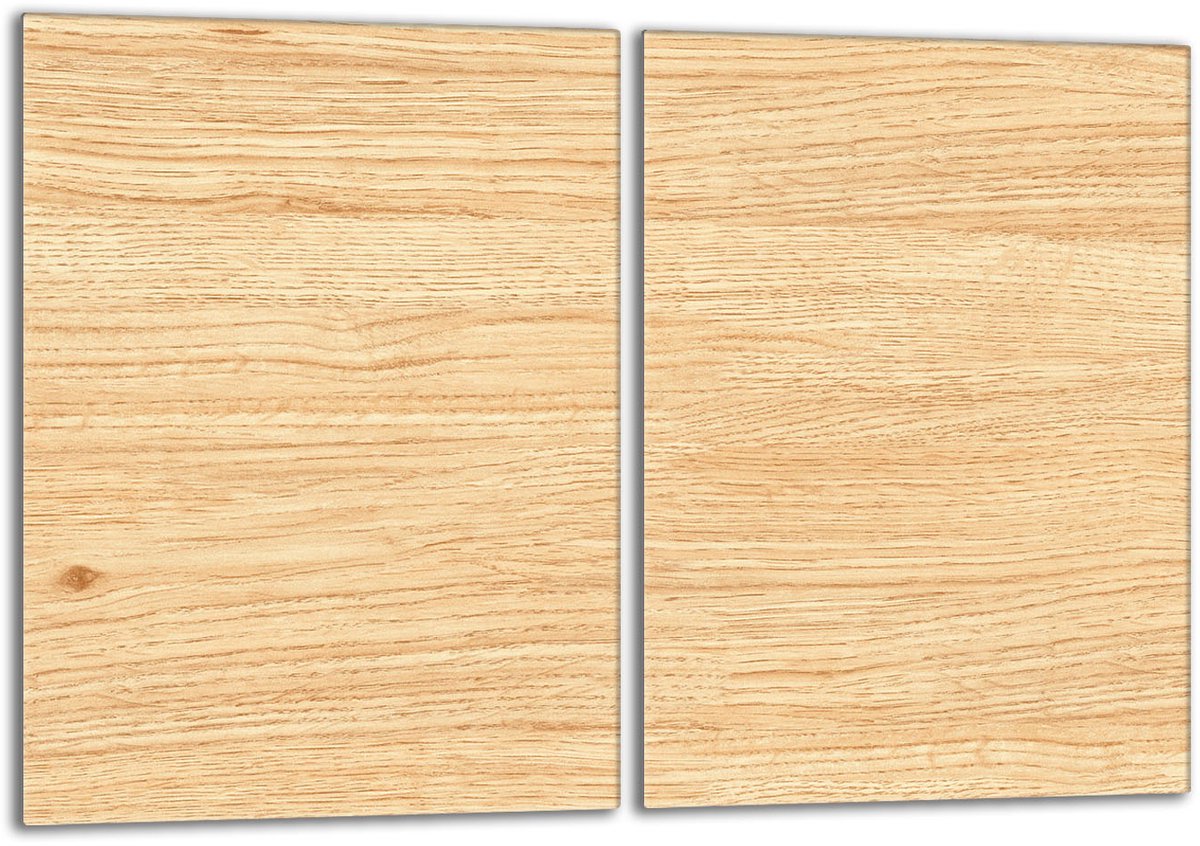 TMK ArtDeko - Glasplaat Bescherming - 40x52 cm - Houten Design