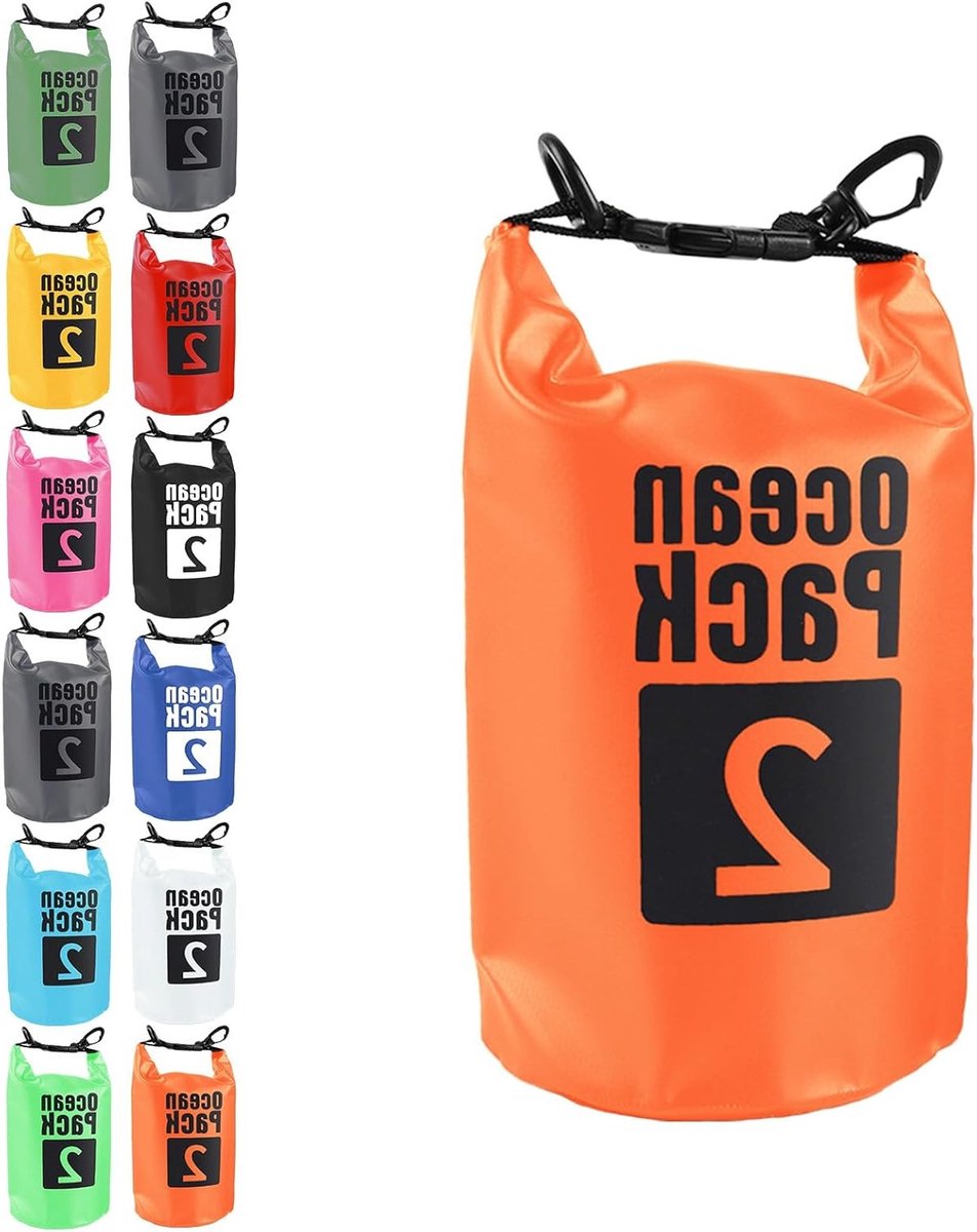 Waterdichte Dry Bag voor Paddle Boarding en Outdoor Activiteiten - Verkrijgbaar in 2L/5L/10L/15L/20L/25L/30L, Ideaal voor Reizen en Kamperen