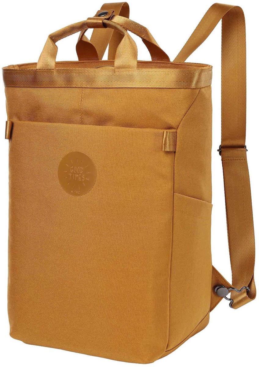 NITRO vrijetijdsrugzak rugzak met laptopvak Daypacker Collection Mojo Backpack 16L Amber Glow donkergeel