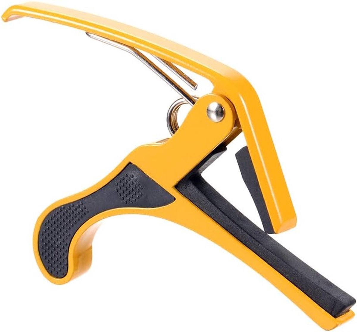 Snelwissel Capo voor Akoestische en Elektrische Gitaren, Ukulele, Mandoline en Banjo - Muziekinstrument Accessoires, Geel