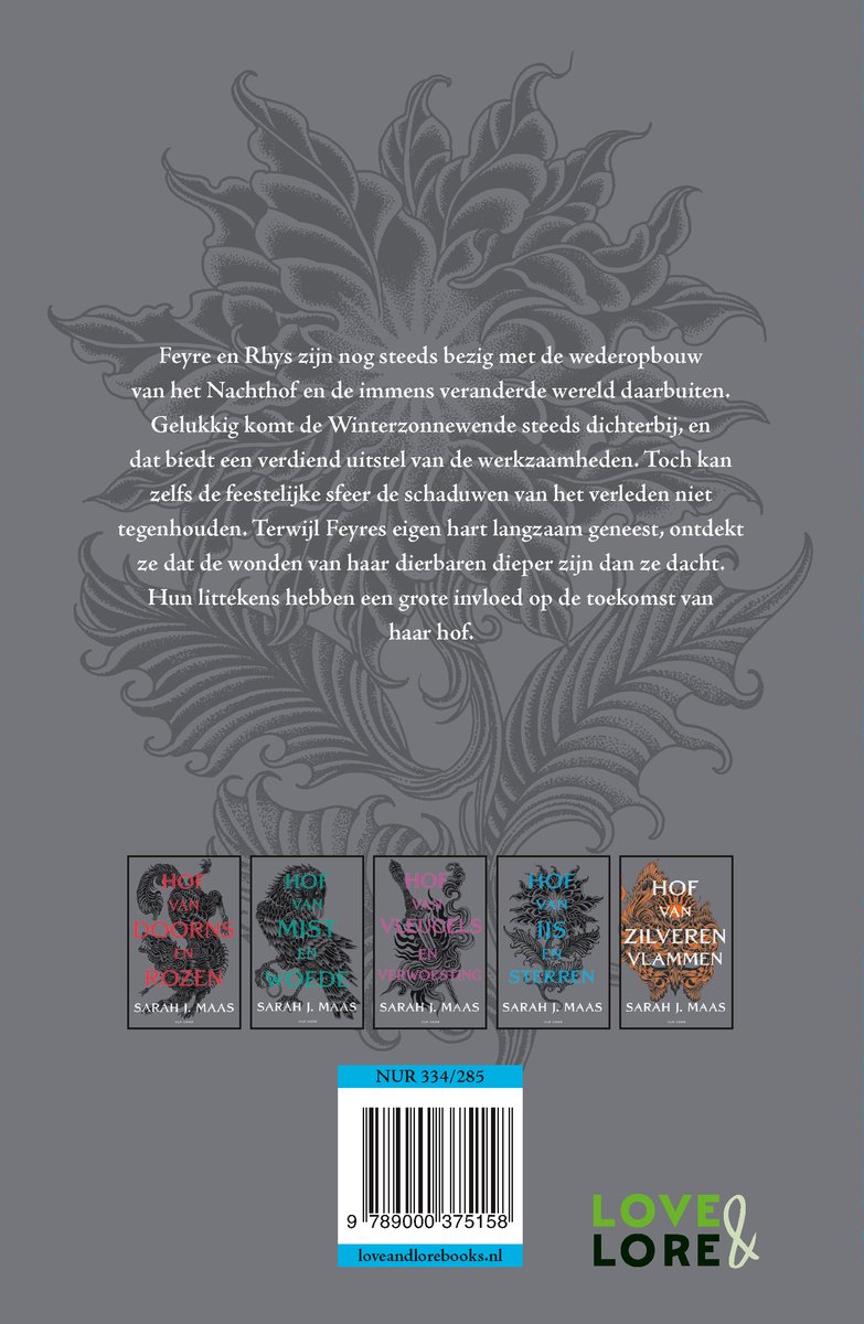 Hof van doorns en rozen 4 - Hof van ijs en sterren - back cover