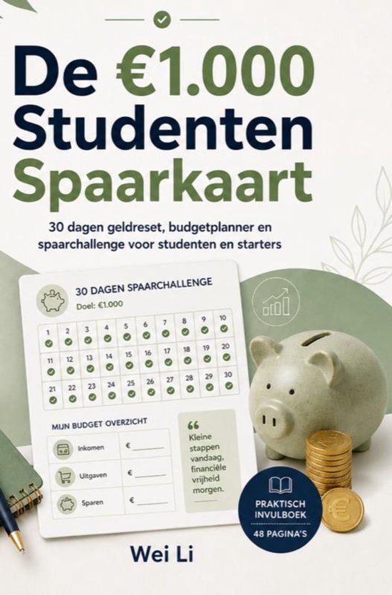De €1.000 Studenten Spaarkaart - cover
