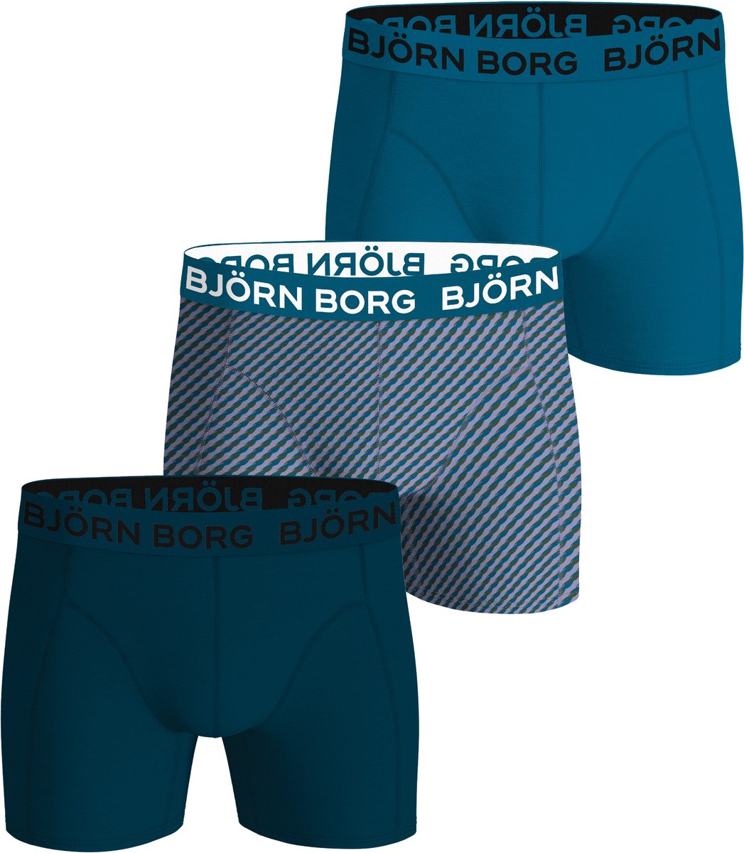 Björn Borg Cotton Stretch Boxershorts Heren (3-pack) - Maat XXL