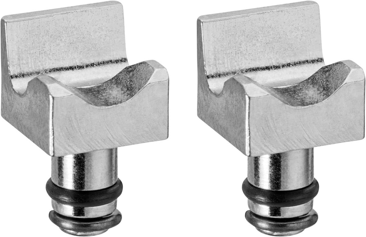 Reserve Onderdelen Grips - Grip Inzetstukken - Klemmen Openen Sluiten - Draaibare Grijpinzetstukken - 14 Instelposities - Zilver