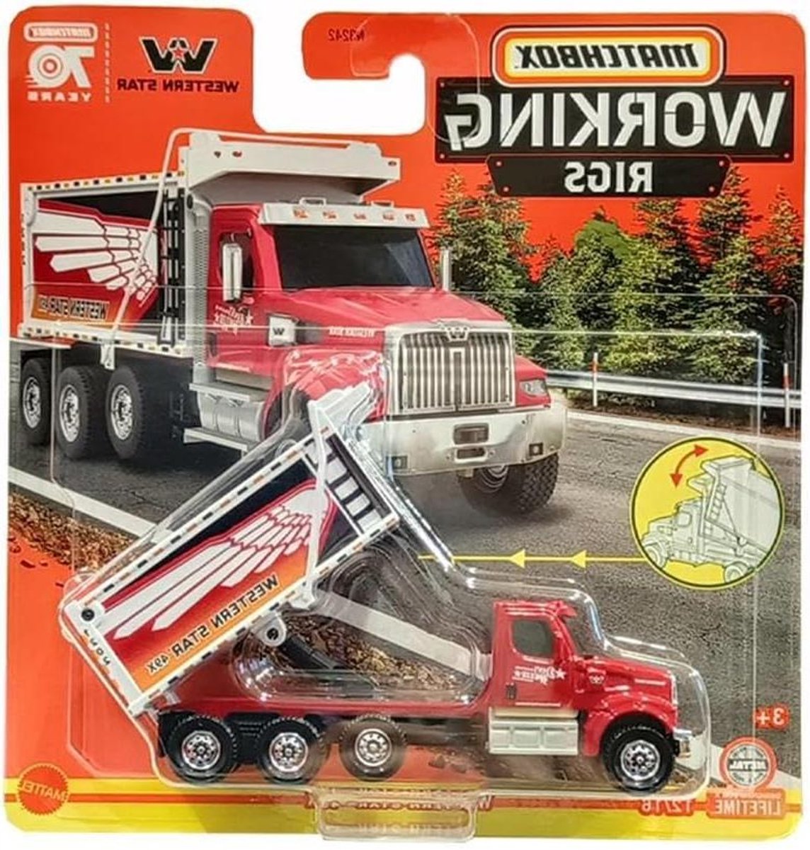 Model Vrachtwagen - Miniatuur Truck Schaalmodel - Hobby Modelbouw - Gedetailleerd Westers Ontwerp - 1:18 - Niet gespecificeerd