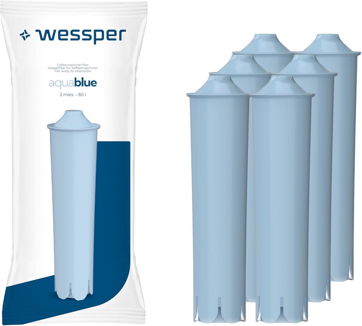 Water Filter Patronen - Koffiezetapparaat Filters - Betere Koffie - Chloor Reductie - 6 Stuks