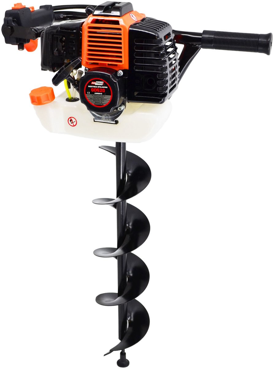Awtools GD520 - Benzine Grondboor - 2,95 KM - Ergonomische Handgrepen