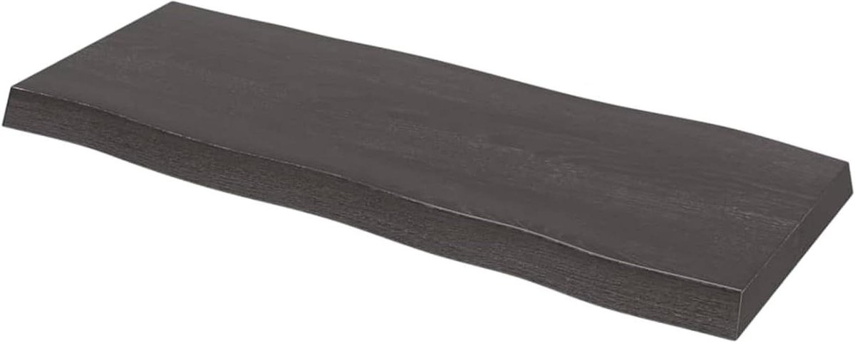 Tafelblad Eikenhout - Houten Blad - Keuken Verbouwen - Levendige Rand - 100x40x6 cm - Natuurlijk Eiken