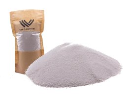Aquarium Zand - Bodembedekking Vistank - Natuurlijke Inrichting - Veilig voor Waterwaarden - 2 kg 0.2-0.5mm - Wit
