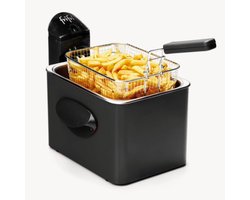 Frifri Expert F1905A Frituurpan 3.5L | 3200W | Koude Zone Technologie | RVS Kuip | Voor max 1 kg Friet | Antraciet | 10 Jaar Garantie | Made in België